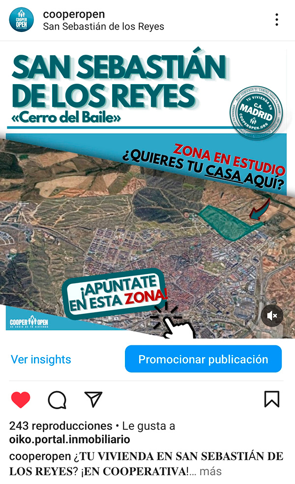 El RDV impulsa el desarrollo de viviendas en cooperativa en San Sebastián de los Reyes